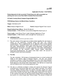 APP 01 Application Number: 14/02799/FUL Redevelopment of Site to Provide 73 Dwelling Units with Associated Car Parking and New A