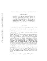 Arxiv:Math/0302026V3 [Math.GT] 21 Oct 2003 Fgnrtr Ntepeetto and Presentation of the in Generators of H Ecec Famnfl,Def( Manifold, a of Deﬁciency the Hoe 1.1