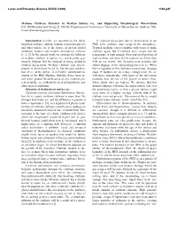 Methane Clathrate Behavior in Martian Surface Ice, and Supporting Morphological Observations