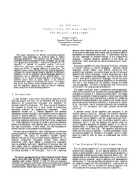 An Efficient Context-Free Parsing Algorithm for Natural Languages1