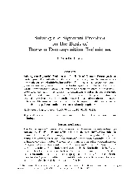 Solving the Signorini Problem on the Basis of Domain Decomposition