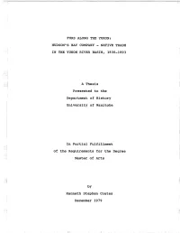 University of Manitoba in Partial Fulfillment