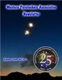 WPA Newsletter, Volume 25, Issue 1