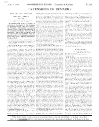 Extensions of Remarks E1325 EXTENSIONS of REMARKS