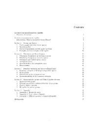 Lectures on Quasi-Isometric Rigidity Michael Kapovich 1 Lectures on Quasi-Isometric Rigidity 3 Introduction: What Is Geometric Group Theory? 3 Lecture 1
