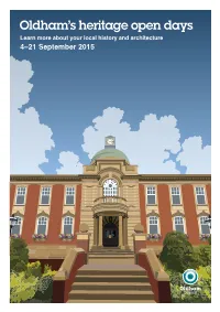 Oldham's Heritage Open Days