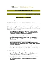 Preliminary Program