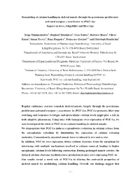 Remodeling of Calcium Handling in Skeletal Muscle Through The