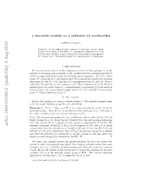 Arxiv:1804.05648V2 [Math.GR] 8 Aug 2018 Xml,Ta Si H Prdcsml Ru Fhl.Terlvn Sub Relevant the 104]