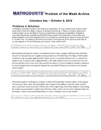 Problem of the Week Archive Columbus