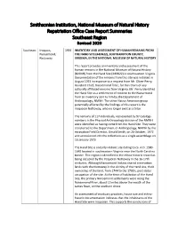 Repatriation Office Case Report Summaries Southeast Region Revised 2020