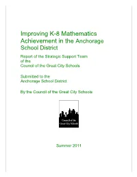 Improving K-8 Mathematics Achievement in the Anchorage School District