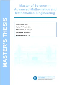 Master of Science in Advanced Mathematics and Mathematical Engineering