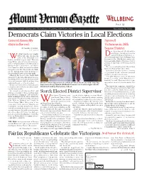 Mt. Vernon Highway Possible, to Try to Maintain Con- Unopposed Trol
