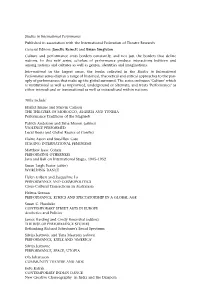 Studies in International Performance Published in Association with The