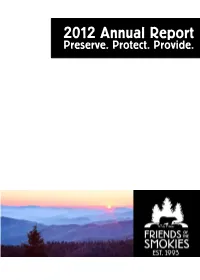 2012 Annual Report Preserve