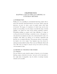 Chapter Four Mapping Case Studies According to Lynchian Method