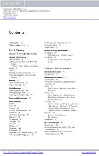 Contents More Information