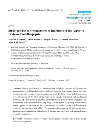 Structure-Based Optimization of Inhibitors of the Aspartic Protease Endothiapepsin