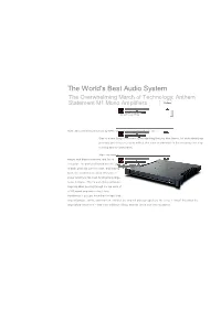 The World's Best Audio System