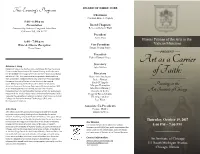 This Evening's Program