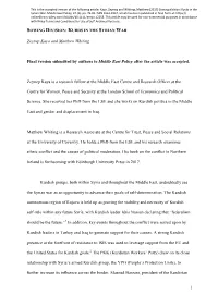 1 Zeynep Kaya and Matthew Whiting Final Version Submitted by Authors