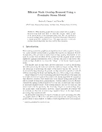 Efficient Node Overlap Removal Using a Proximity Stress Model