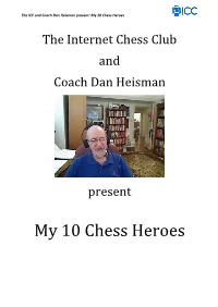 My 10 Chess Heroes