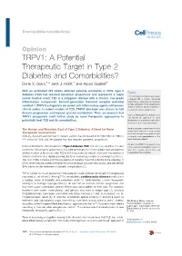 TRPV1: a Potential
