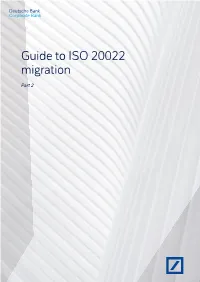 Guide to ISO 20022 Migration