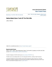 Native-Made Stone Tools of the Flint Hills