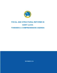 Fiscal and Structural Reforms in Saint Lucia: Towards a Comprehensive