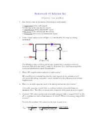 Homework #6 Solution Set
