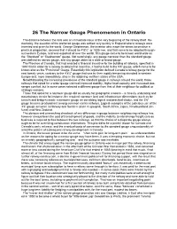 The Toronto & Nipissing Railway