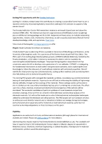 Exciting Phd Opportunity with the Faraday Institution. Looking for a Battery Related Career That Contributes to Creating a Susta