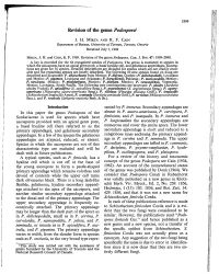 Revision of the Genus Podospora