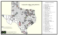 Community College Taxing Districts, January 2017