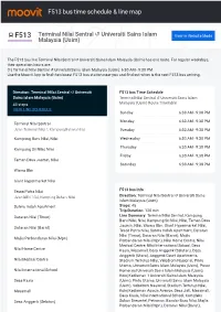 F513 Bus Time Schedule & Line Route
