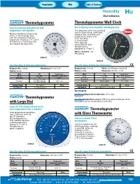 Humidity Dial Indicators