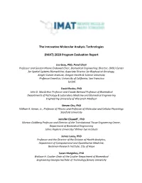 (IMAT) 2020 Program Evaluation Report