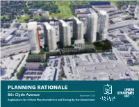 Planning Rationale