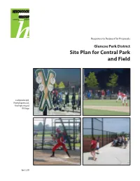 Site Plan for Central Park and Field