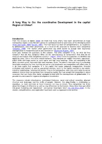 The Coordinative Development in the Capital Region of China?