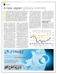 A New Japan: Globally Oriented