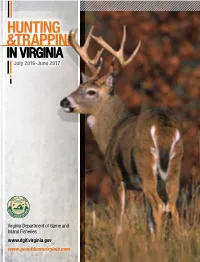 Hunting &Trapping