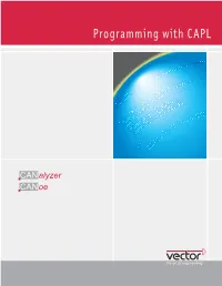Programming with CAPL