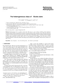 The Heterogeneous Class of Λ Bootis Stars?,??
