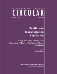 Traffic and Transportation Simulation