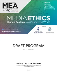 DRAFT PROGRAM Vers