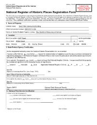 National Register Nomination